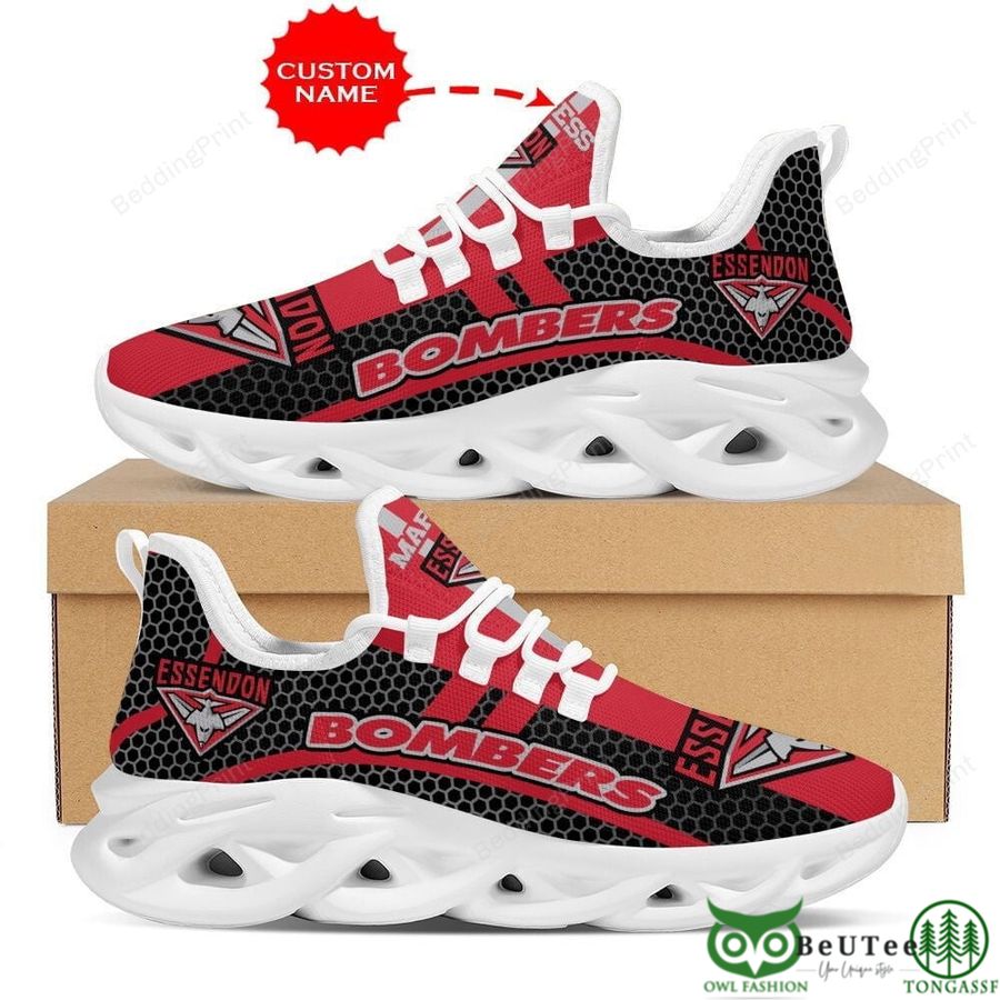 Essendon Bombers AFL Custom Name Max Soul Shoes