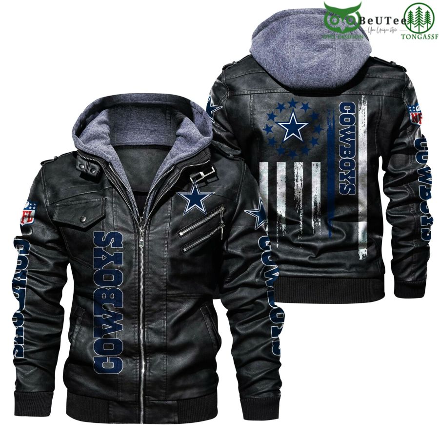 Dallas Cowboys NFL National Football League Leather Jacket