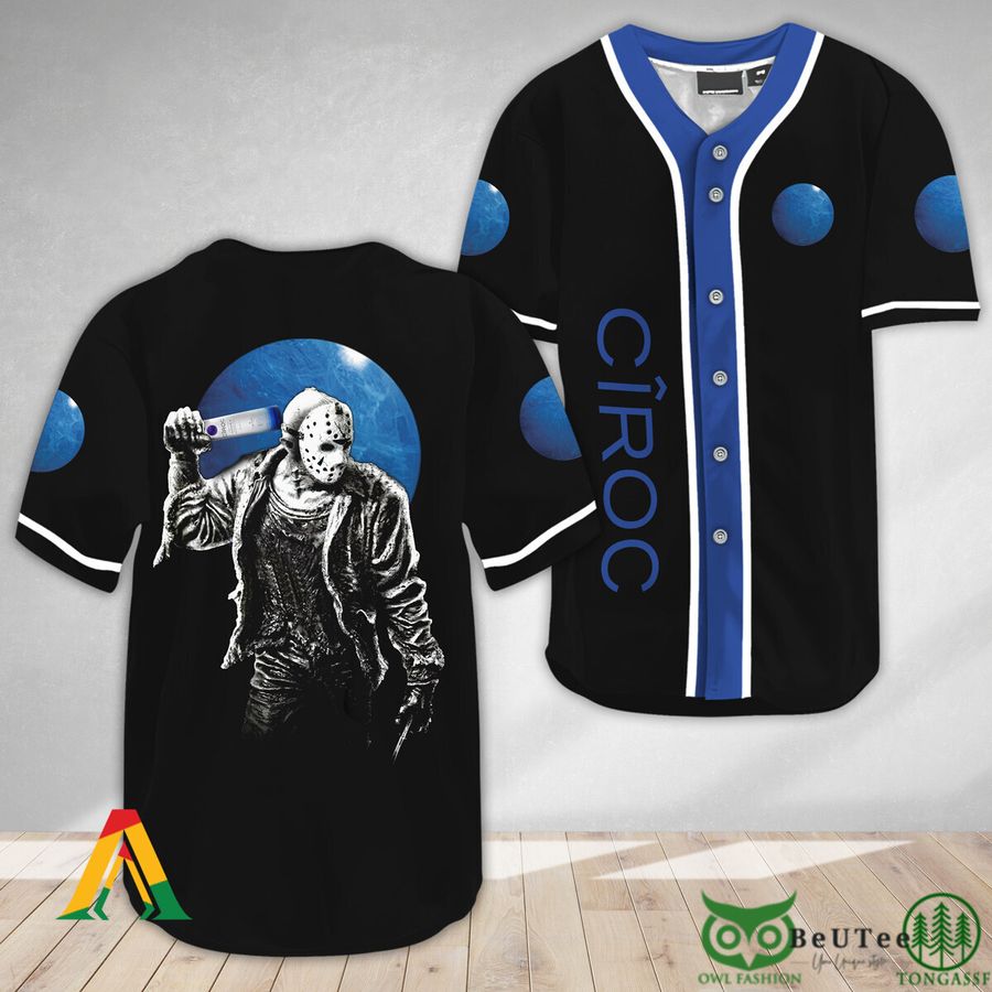 Horror Jason Voorhees Ciroc Vodka Halloween Baseball Jersey