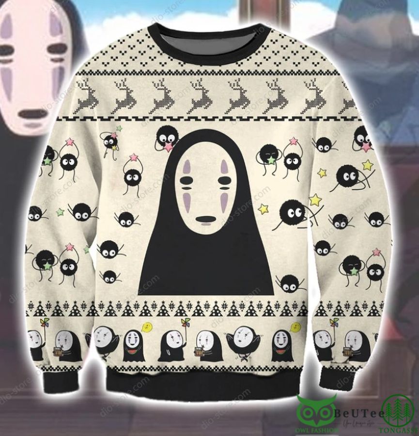 No- Face Symbol 3D Christmas Ugly Sweater