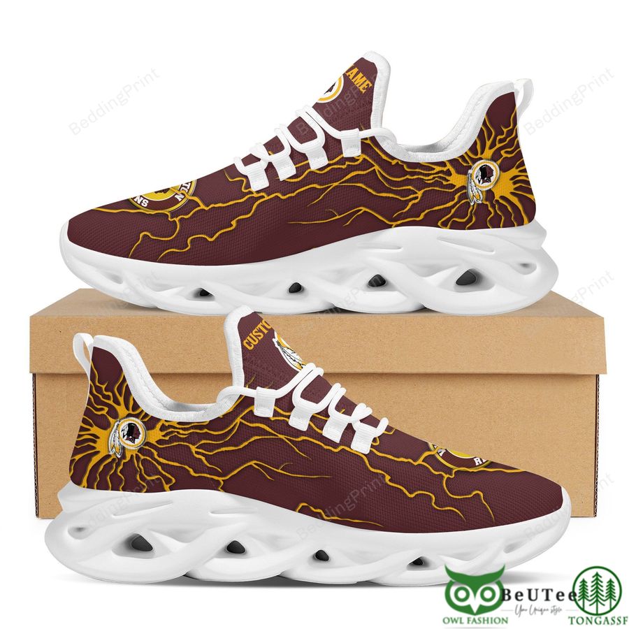 Washington Redskins Custom Name Personality Max Soul Shoes