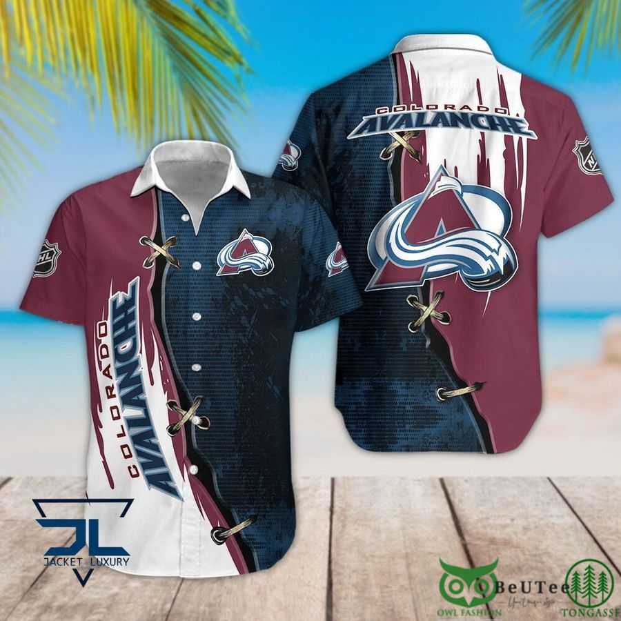 Colorado Avalanche NHL Cross Hawaiian Shirt