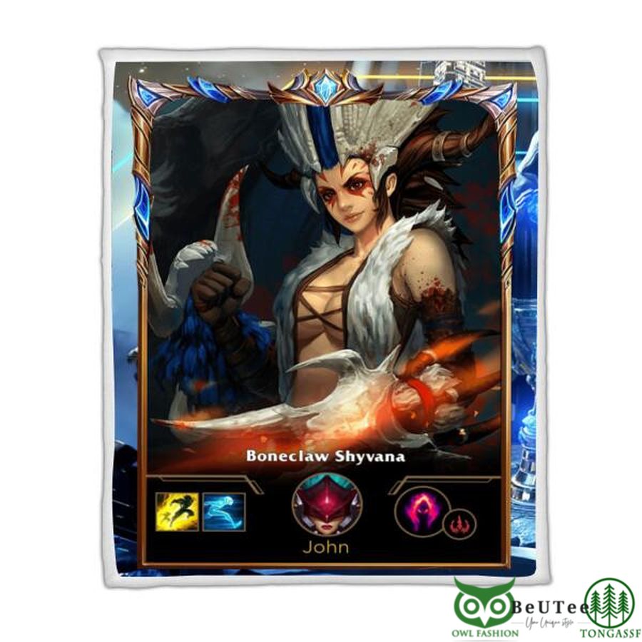 LOL Fanart Shyvana Blanket 2022 Special Edition