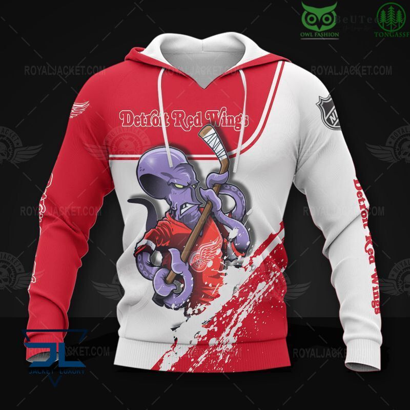 Detroit Red Wings Hockey Champion NHL 3D Hoodie Sweatshirt Jacket