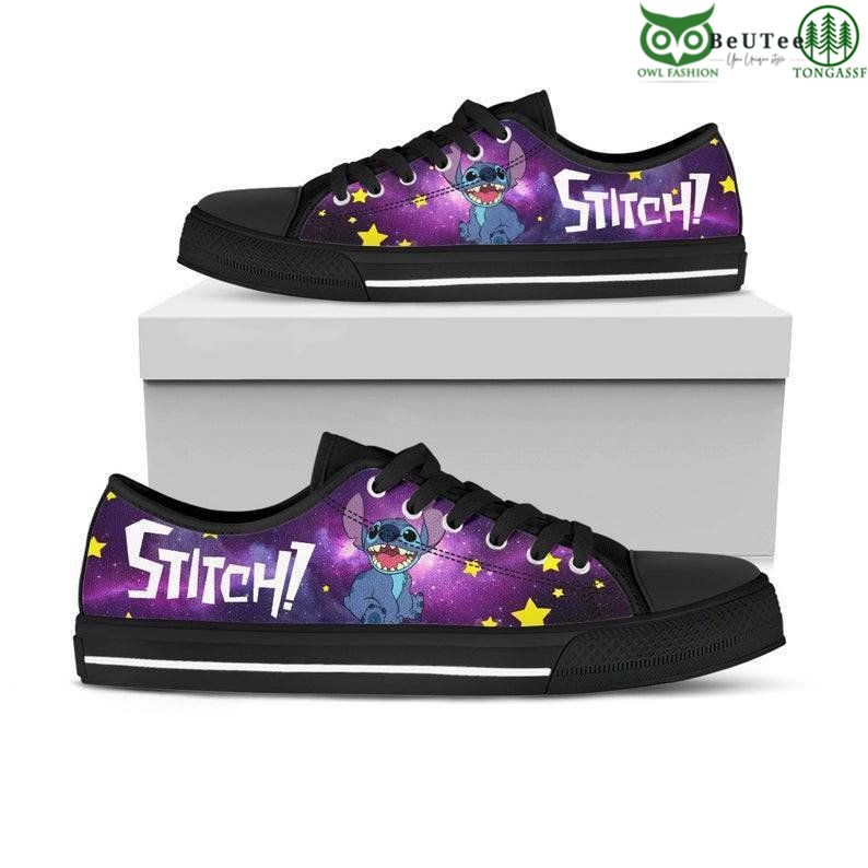 Galaxy Stars Stitch Premium Low Top Shoes