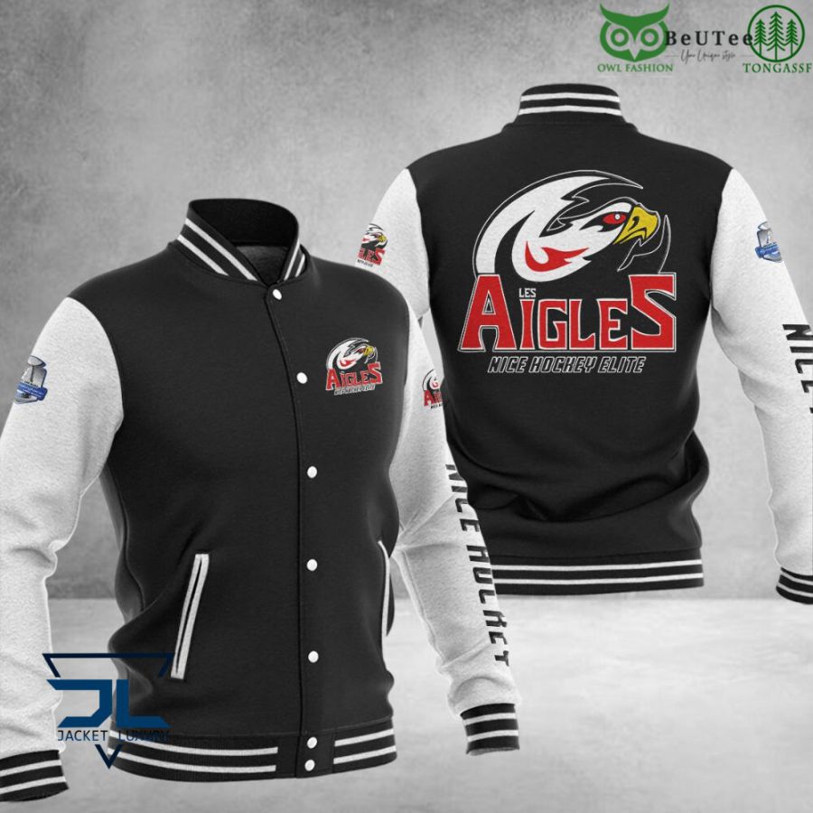 Nice hockey Côte d'Azur Ligue Magnus Baseball Jacket