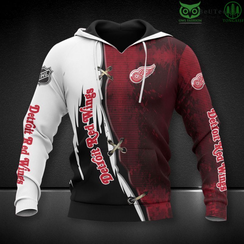 Detroit Red Wings Limited NHL 3D Hoodie Sweatshirt Jacket
