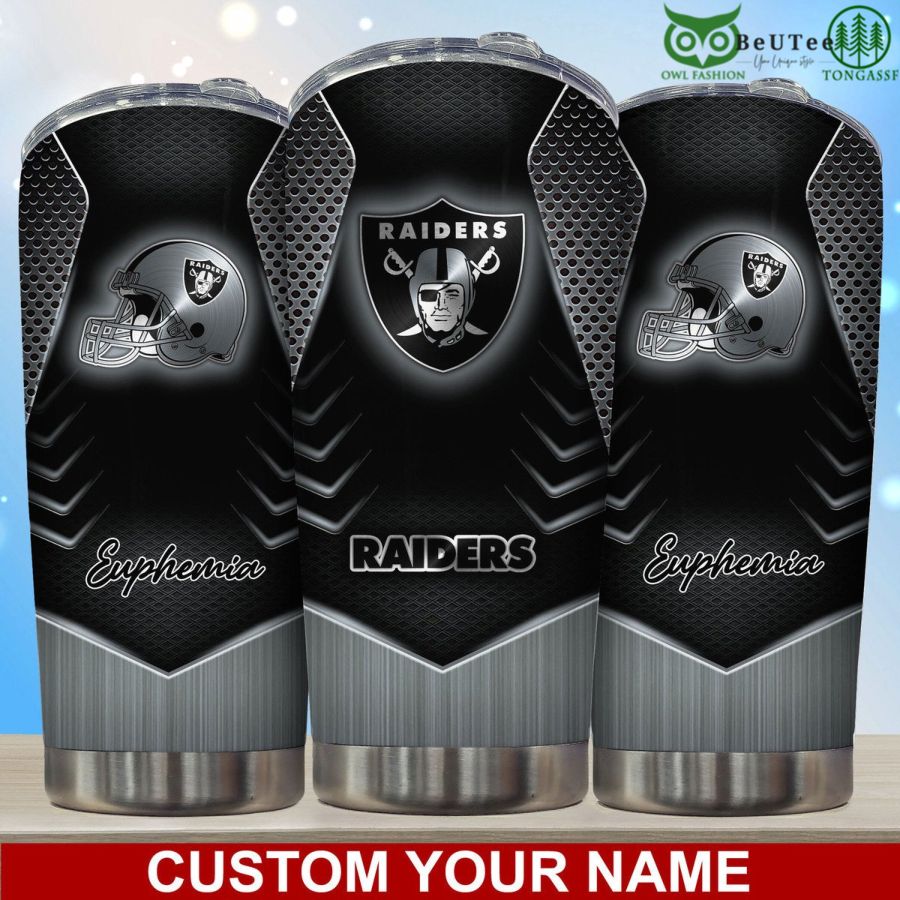 Football Warriors NFL Champions Oakland Raiders Personalized Tumbler