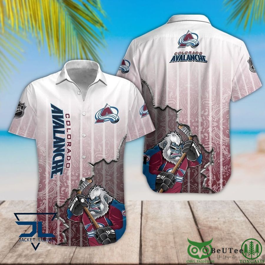 Colorado Avalanche NHL Gradient Hawaiian Shirt