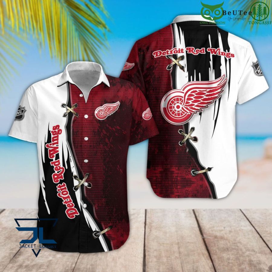 NHL Detroit Red Wings Hawaiian Shirt Fan Design