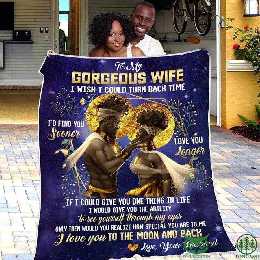 To My Gorgeous Wife Blanket