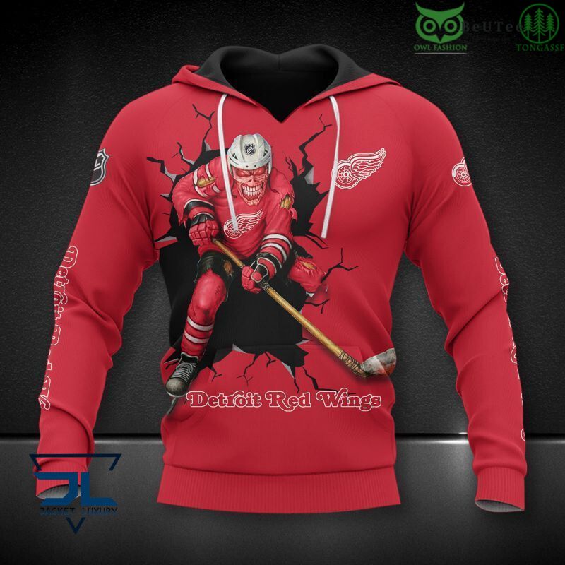 16 Detroit Red Wings Hockey Champion 3D Hoodie Sweatshirt Jacket Ice