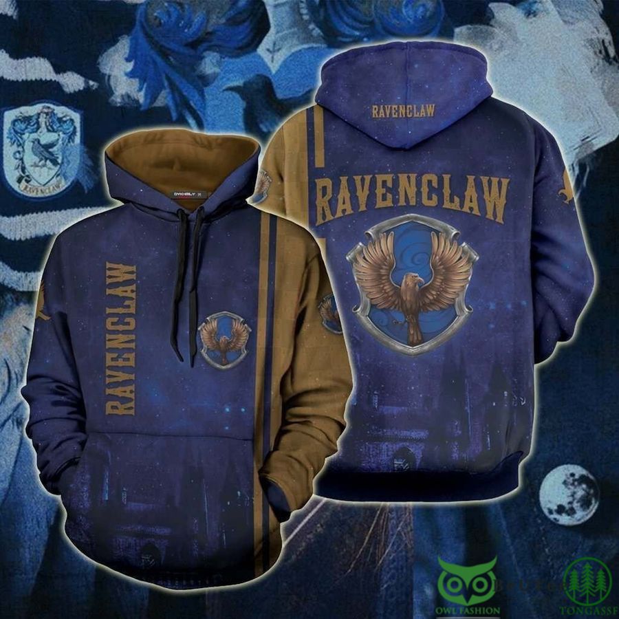Harry Potter Ravenclaw Hogwarts 3D Hoodie