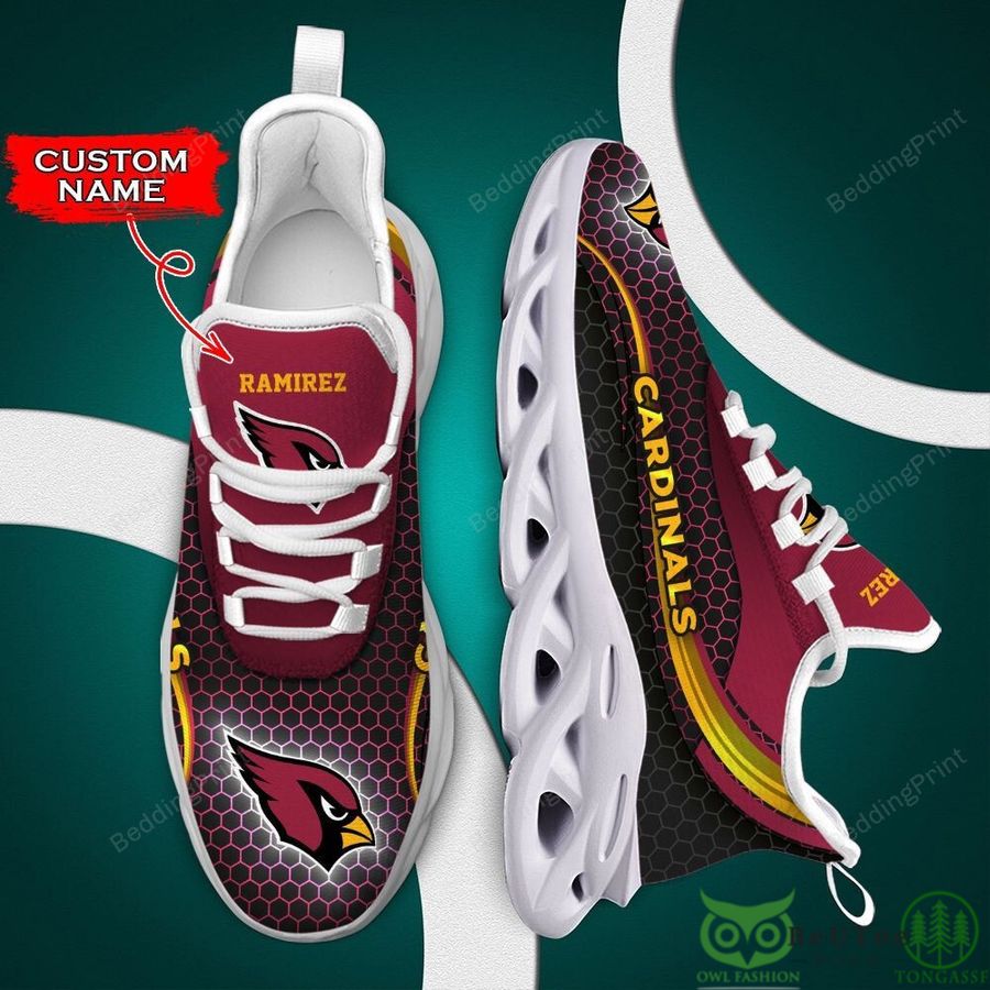 Arizona Cardinals NFL Custom Name Max Soul Shoes