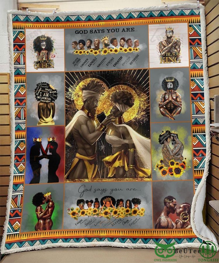 Black King And Queen Blanket