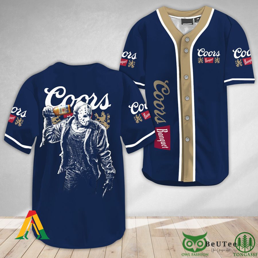 Personalized Name Coors Light Beer Unisex 3D Baseball Jersey Shirt