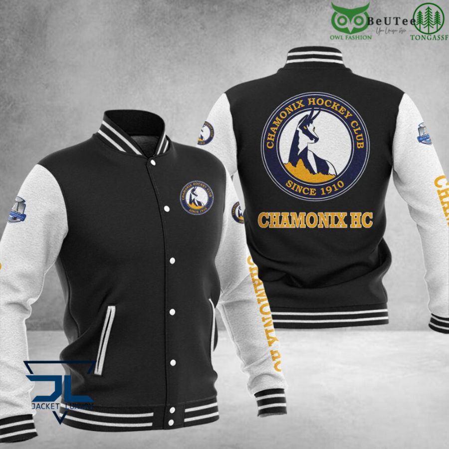 Chamonix HC Ligue Magnus Baseball Jacket 