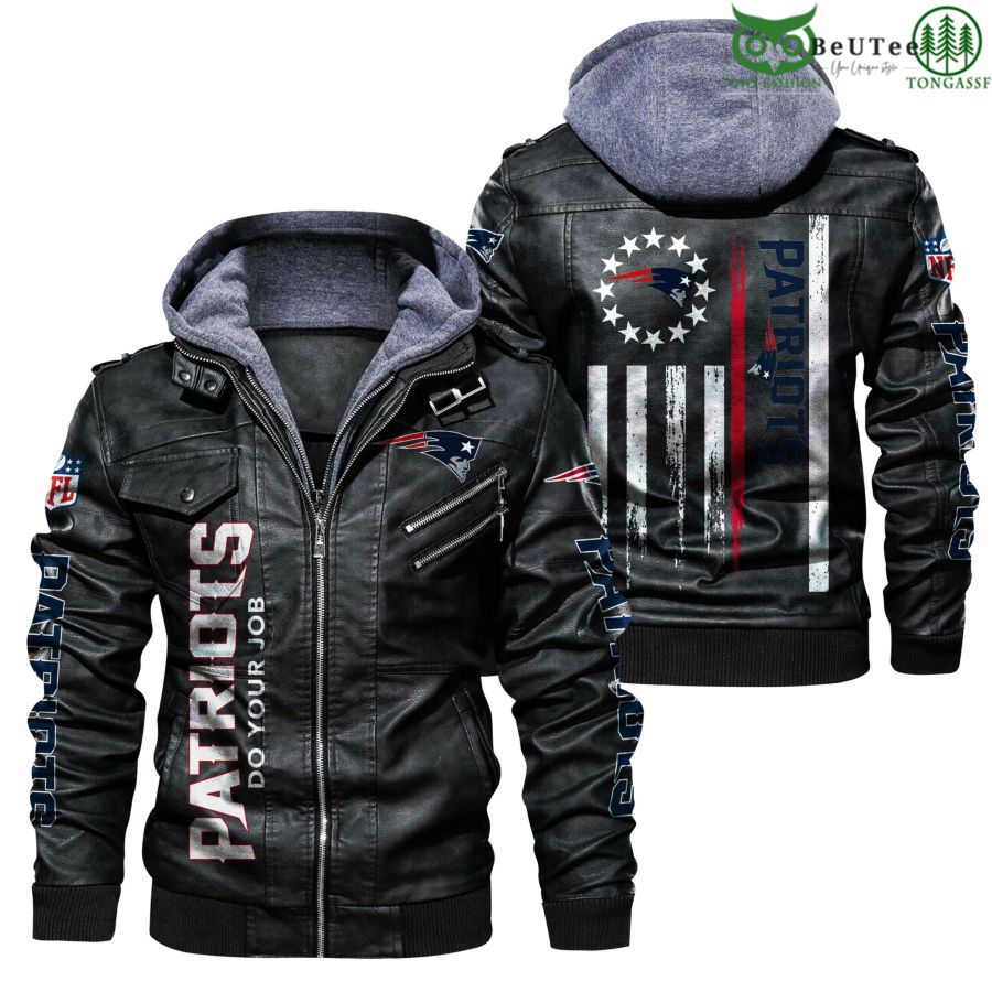 New England Patriots NFL Leather Jacket