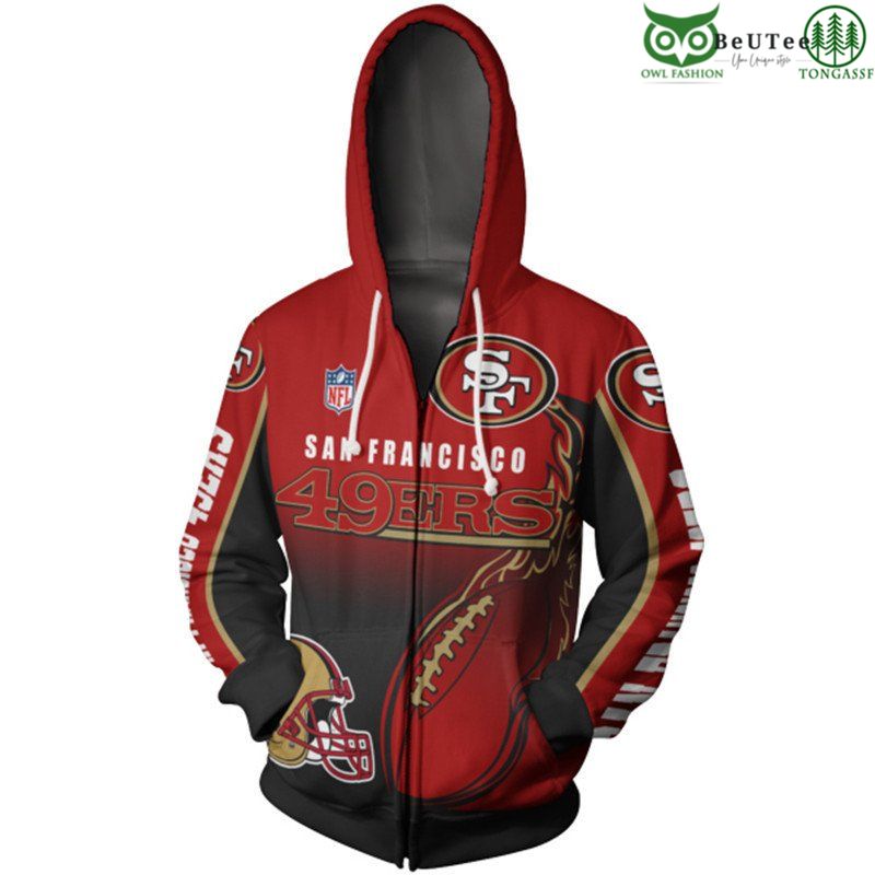 San Francisco 49ers NFL American Football League Champion 3D Hoodie