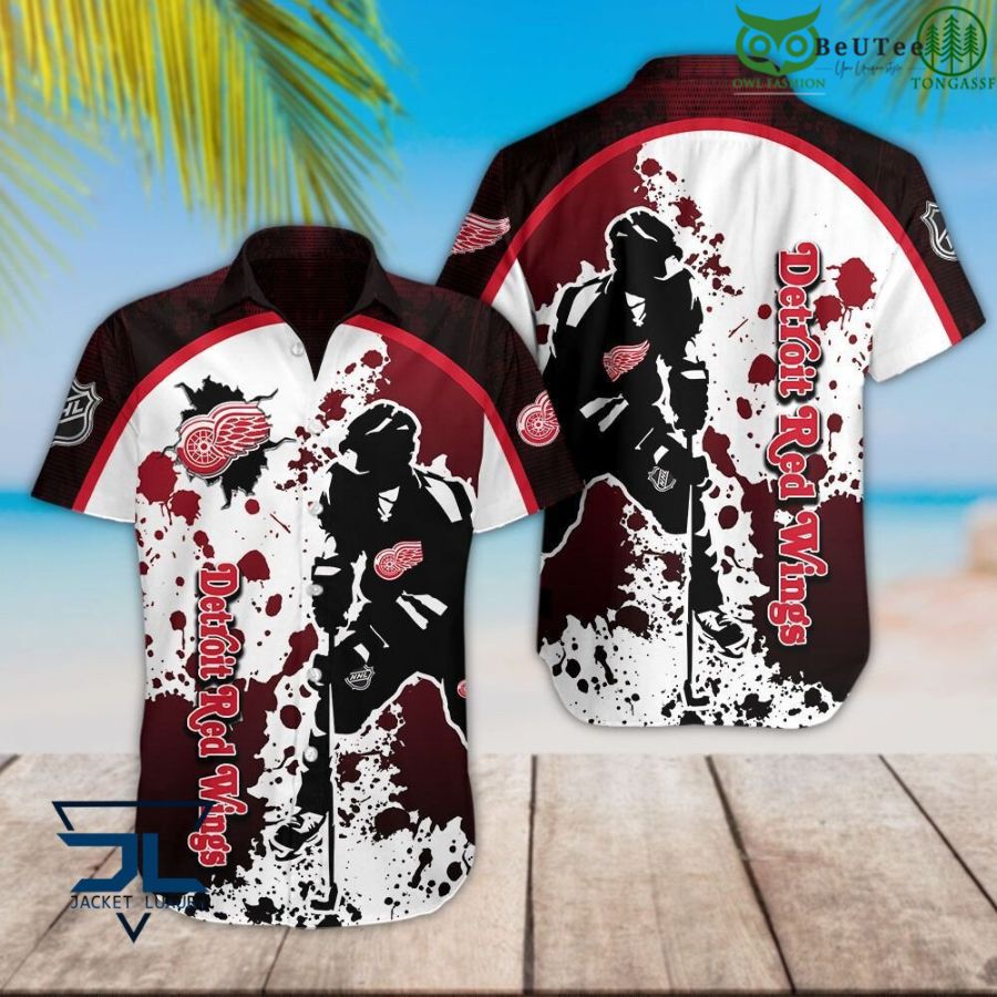 Summer Vibe Detroit Red Wings NHL Hawaiian Shirt