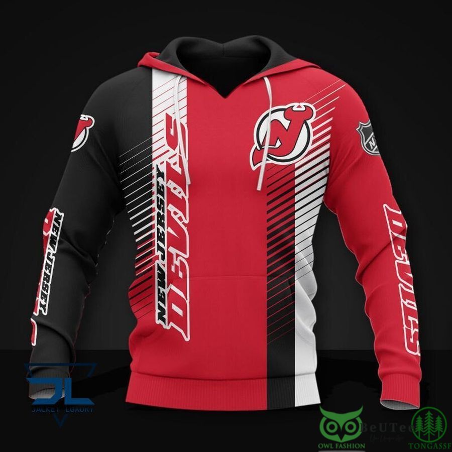 New Jersey Devils NHL Symbol 3D Printed Hoodie Sweatshirt Tshirt