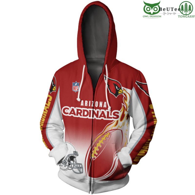 Arizona Cardinals NFL American Football League Champion 3D Hoodie