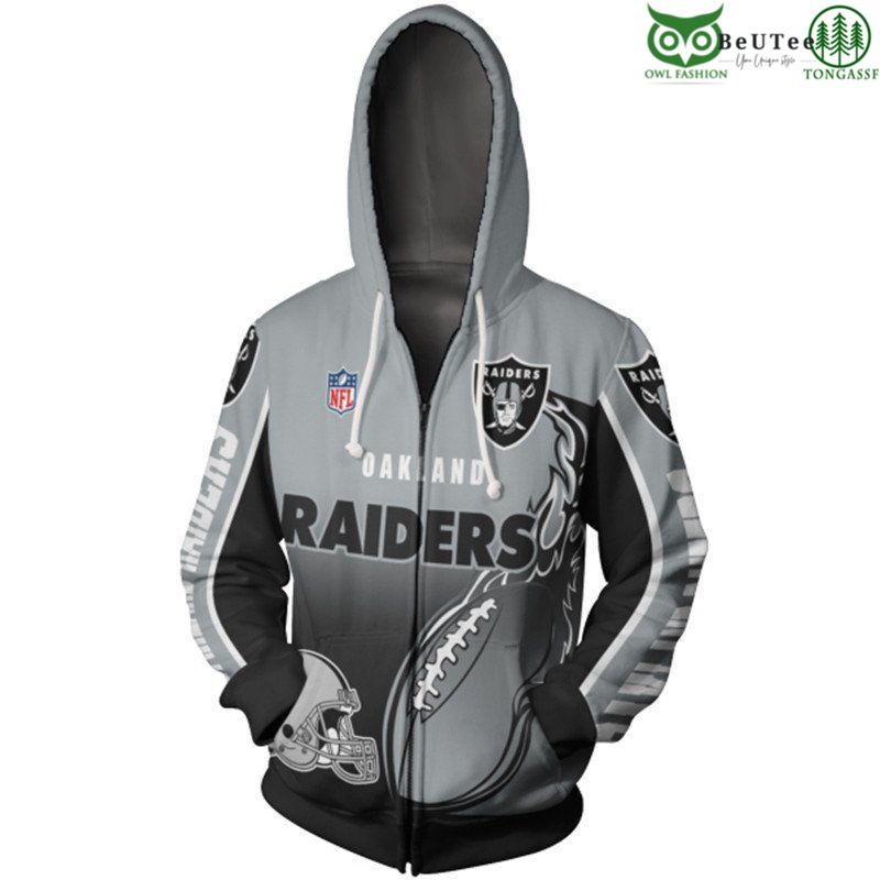 Las Vegas Raiders NFL American Football League Champion 3D Hoodie