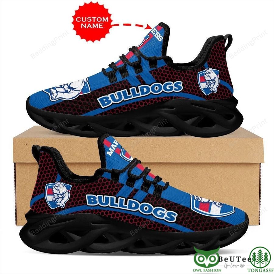 Western Bulldogs AFL Custom Name Max Soul Shoes