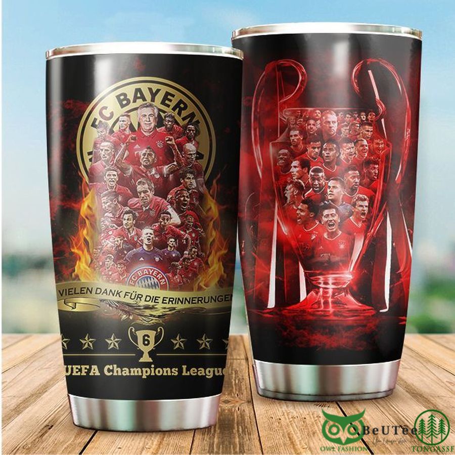 FC Bayern Munich UEFA Champions League Stainless Steel Tumbler