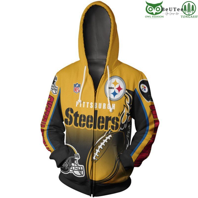 Pittsburgh Steelers NFL American Football League Champion 3D Hoodie