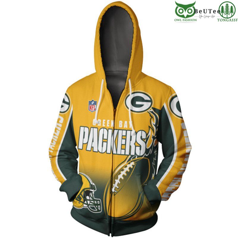 NFL Green Bay Packers American Football League Champion 3D Hoodie