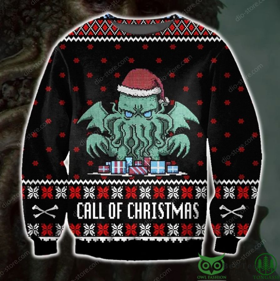 Davy Jones Symbol 3D Christmas Ugly Sweater
