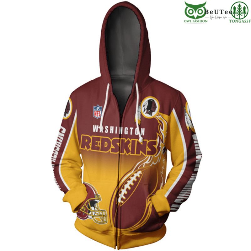Washington Redskins NFL American Football League Champion 3D Hoodie
