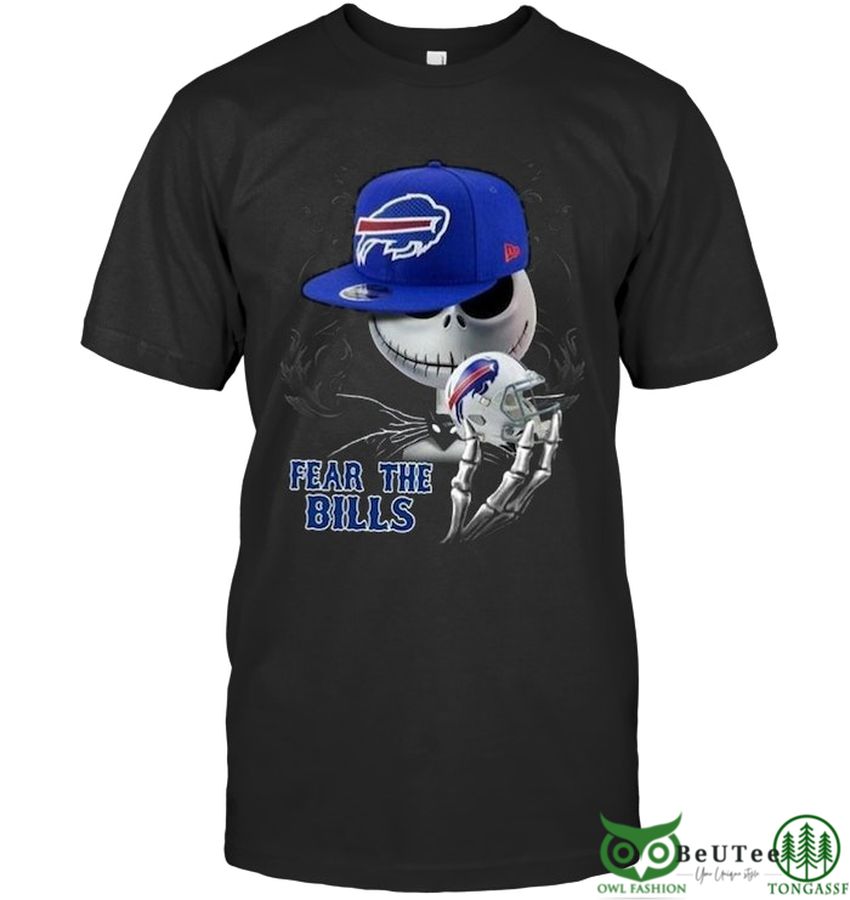 Halloween Jack Daniel Fear Buffalo Bills NFL 2D t shirt