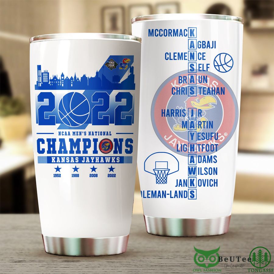 Kansas Jayhawks Champion 2022 Stainless Steel Tumbler