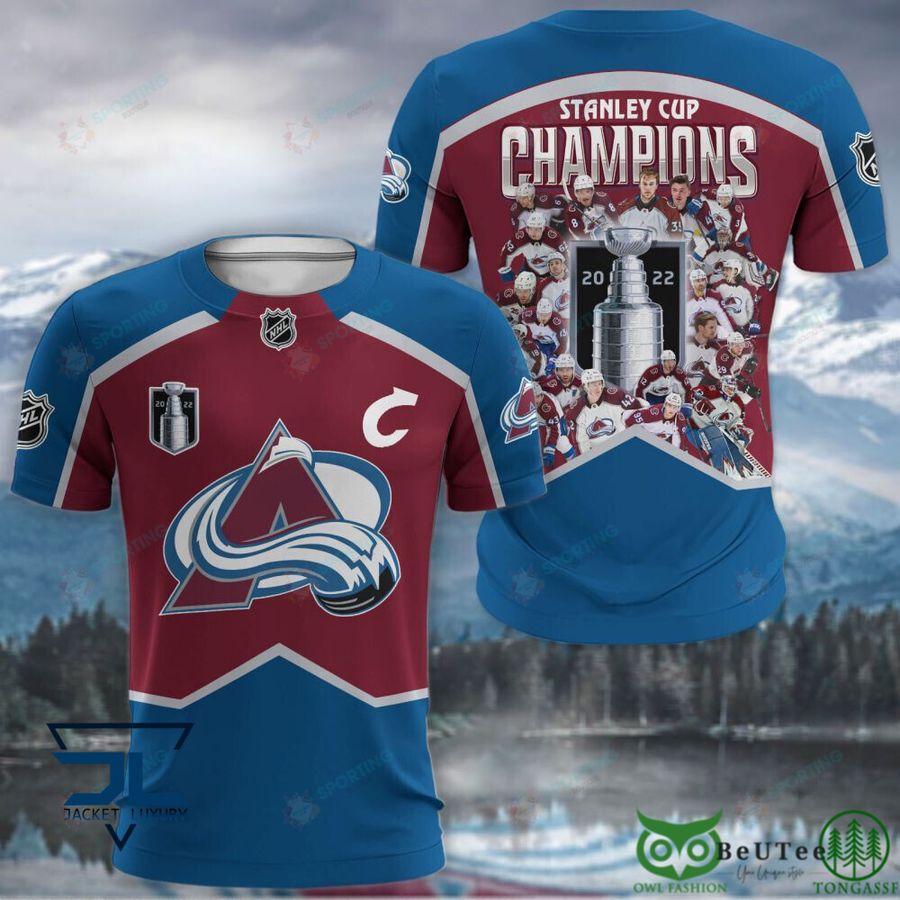 Colorado Avalanche NHL Stanley Cup Printed Hawaiian Shirt Tshirt -  Beuteeshop
