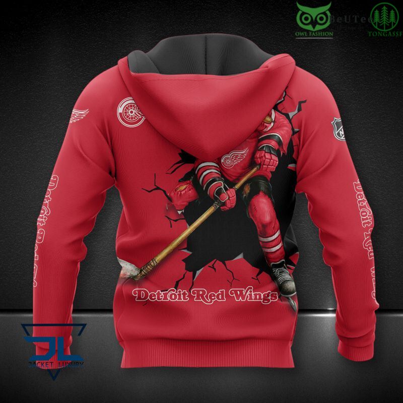 Detroit Red Wings All Over Print 3D Hoodie For Men And Women
