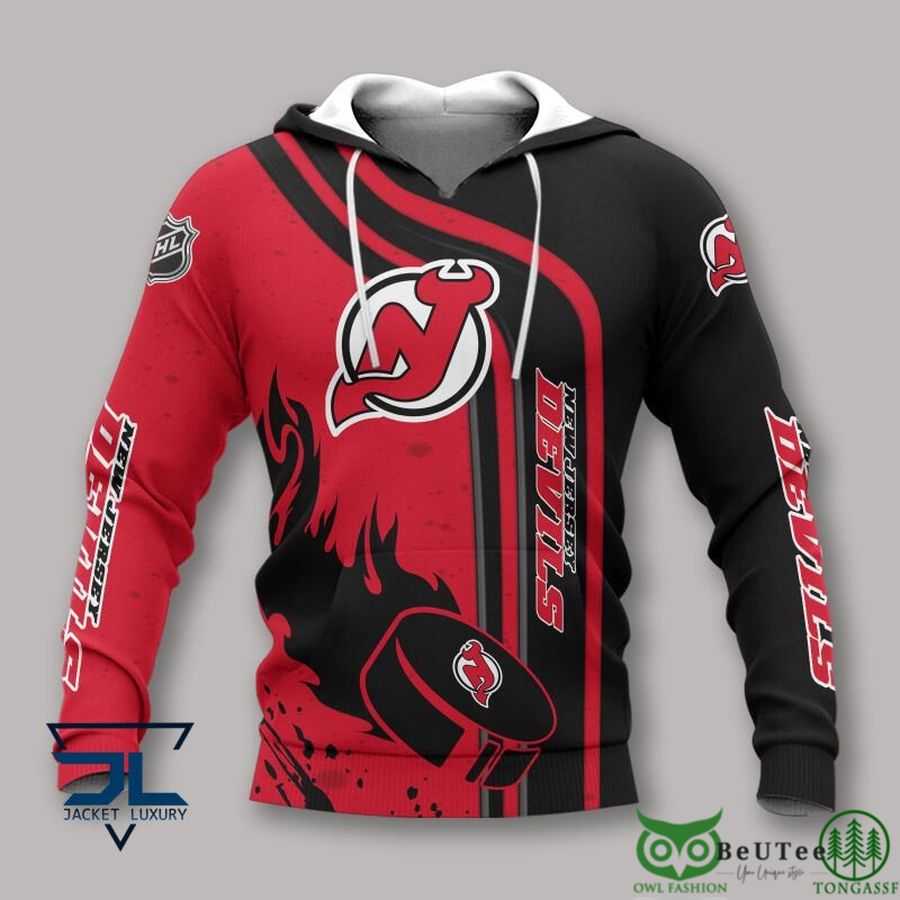 25 New Jersey Devils NHL Logo 3D Printed Hoodie Sweatshirt Tshirt