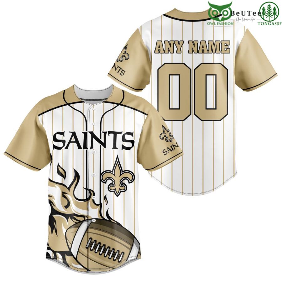 Custom New Orleans Saints Baseball Jersey Unique Mickey Saints Gift -  Personalized Gifts: Family, Sports, Occasions, Trending