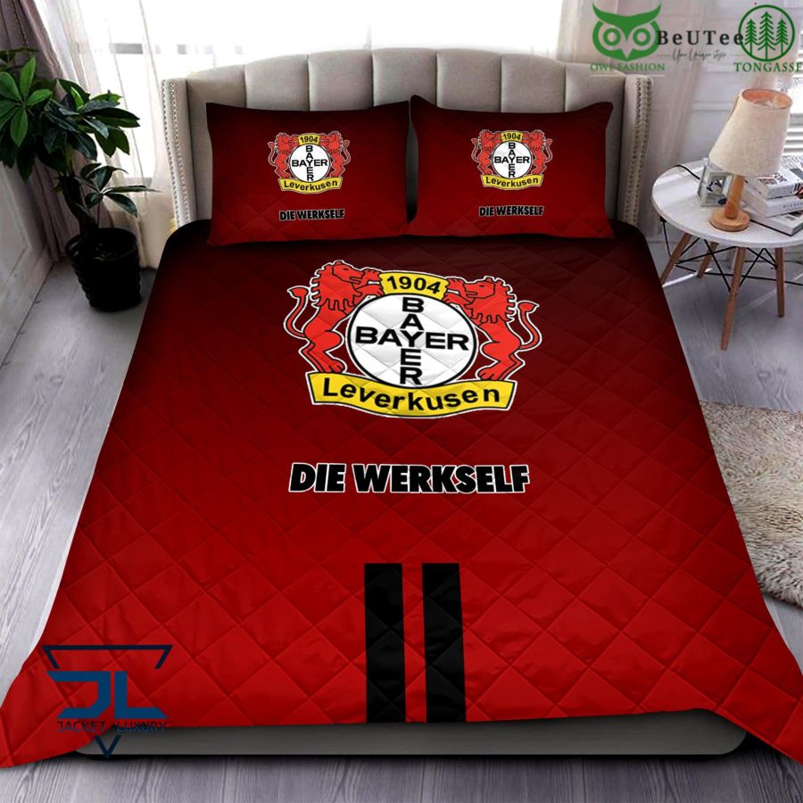 2 Bayer 04 Leverkusen Quilt Bed Set Comforter