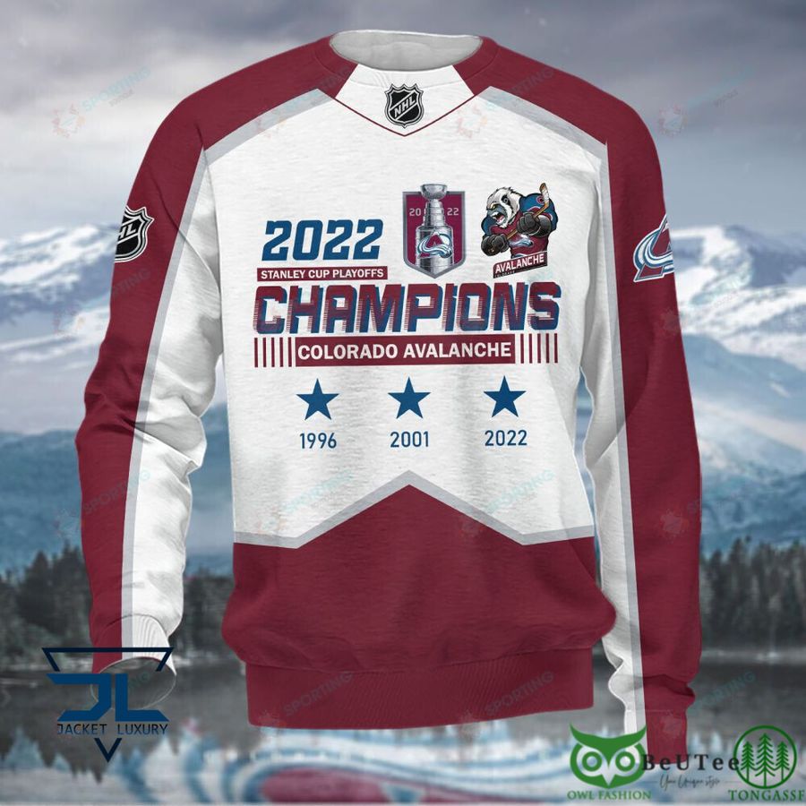 Colorado Avalanche NHL Year Champions AOP Polo Shirt - Beuteeshop