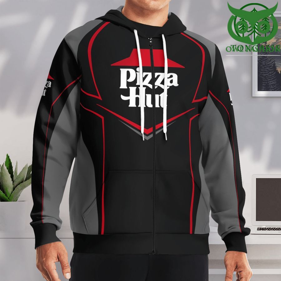 rCbiUgZt 36 Custom Name Pizza Hut black Bomber Jacket Hoodie T shirt