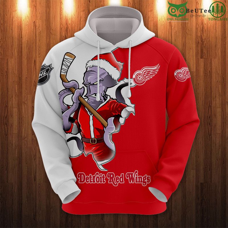 243 Ice Hockey Team Detroit Red Wings 3D Hoodie Sweatshirt Jacket
