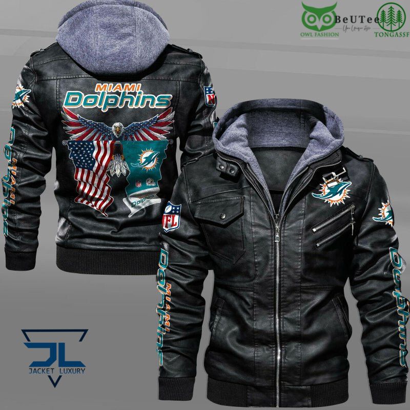 American Football Team Miami Dolphins Bomber Jacket