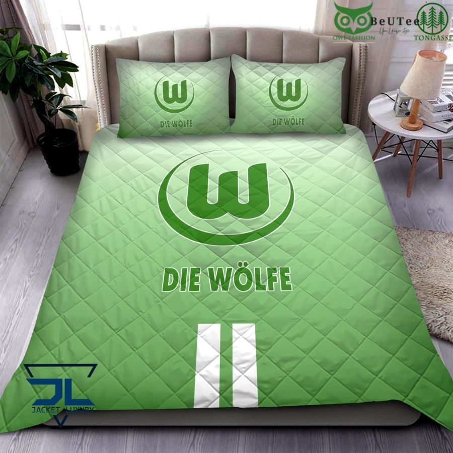54 VfL Wolfsburg Quilt Bed Set Comforter