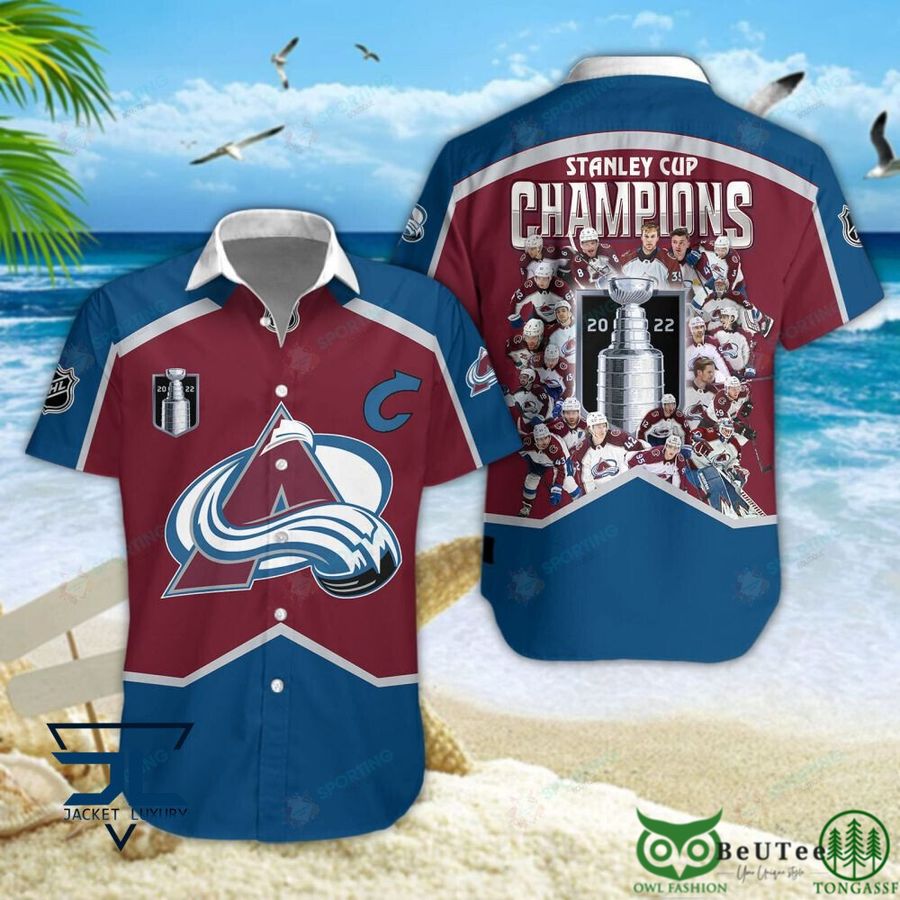 56 Colorado Avalanche NHL Stanley Cup Printed Hawaiian Shirt Tshirt