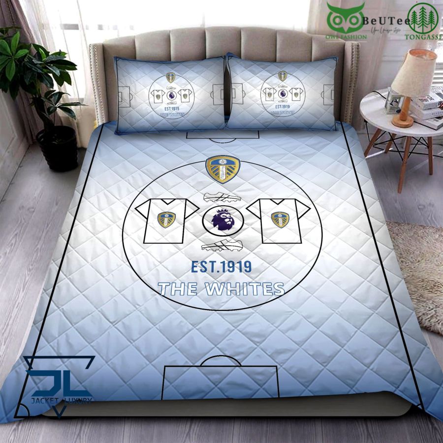 Leeds United FC The Whites Premier League Quilt Set