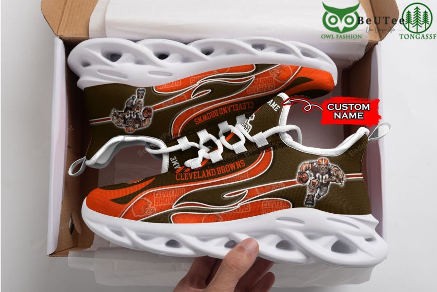 Limited Cleveland Browns NFL National American Football Personalized Max Soul 