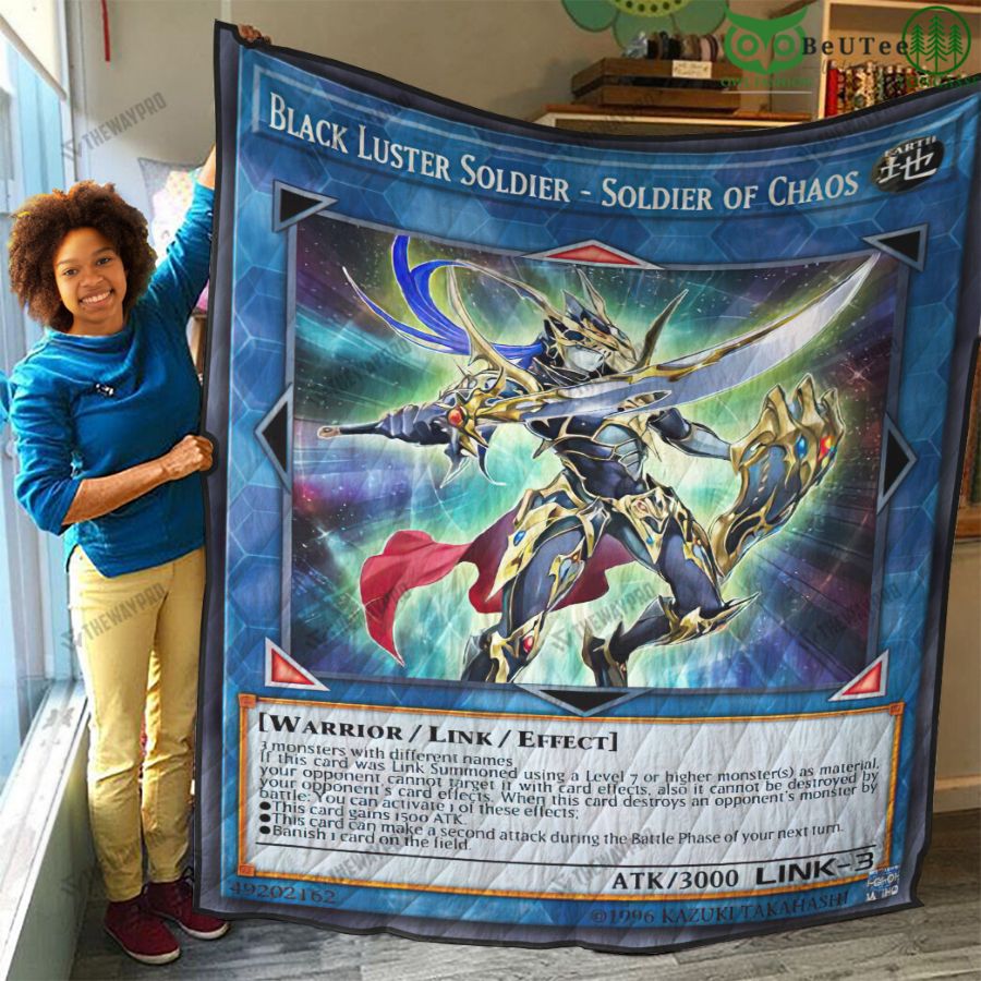105 Black Luster Soldier Of Chaos YugiOh Personalized Quilt Blanket