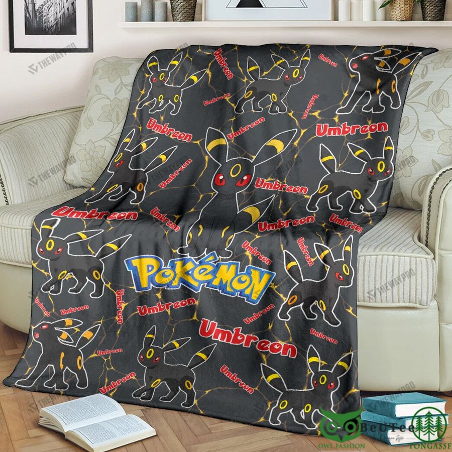 Umbreon Character Name Soft Blanket Pokemon